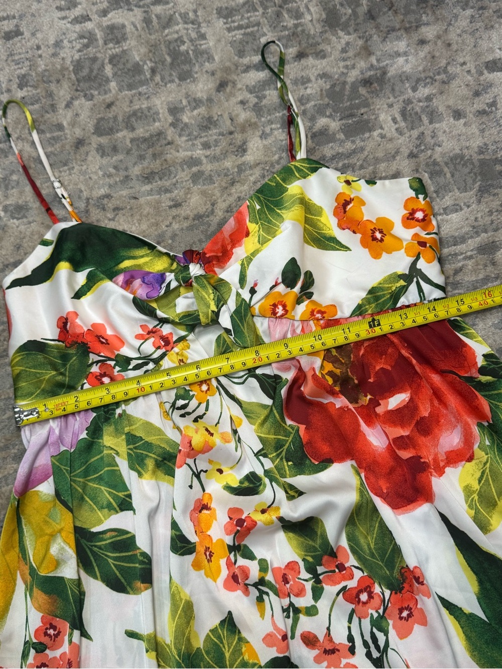 🌸🌻🌷🌺🪻THE PERFECT DRESS London Times Floral Multicolor Satin cocktail dress guest - Picture 13 of 15